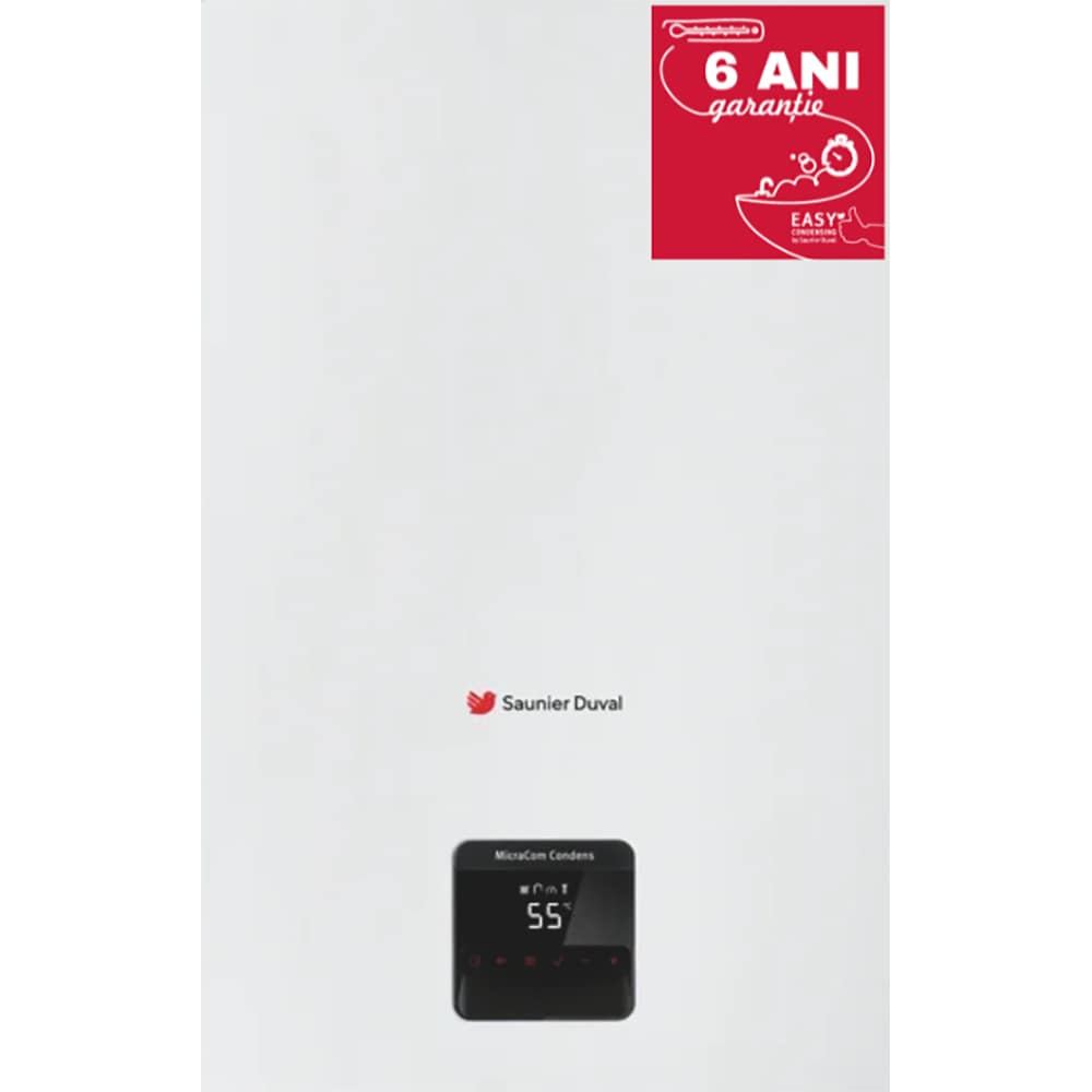 Centrala termica pe gaz in condensare SAUNIER DUVAL Micracom Condens 24-AS/2, 24 kW, IPX5, kit evacuare inclus