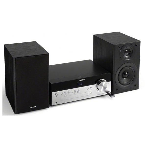 Microsistem audio SONY CMT-SBT100, 50W, Bluetooth, NFC, USB, CD, ngru-argintiu