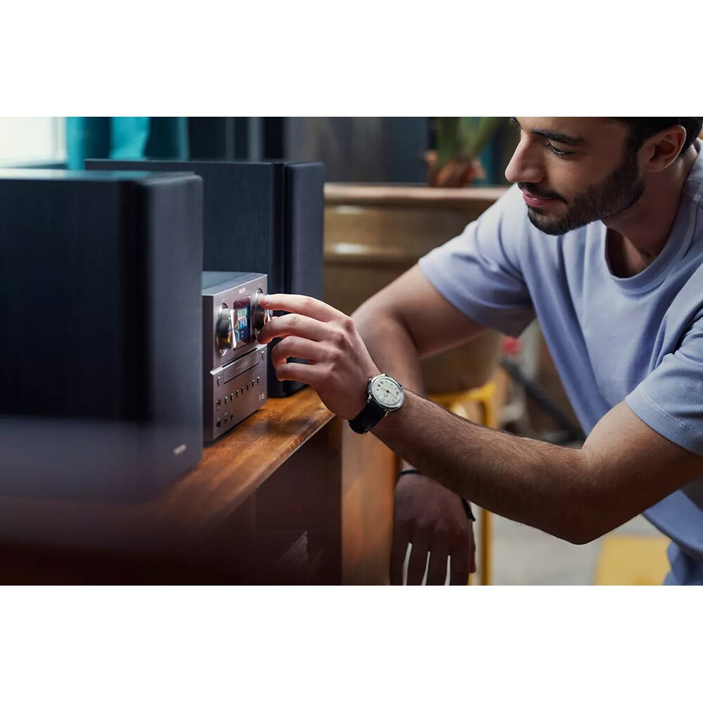 Microsistem PHILIPS TAM8905/10, 100W, Wi-FI, Bluetooth, CD, USB, Radio, negru