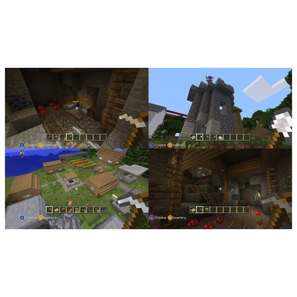 Consola MICROSOFT Xbox One S 1TB, Custom Minecraft + joc Minecraft + DLC Redstone Pack (coduri download)
