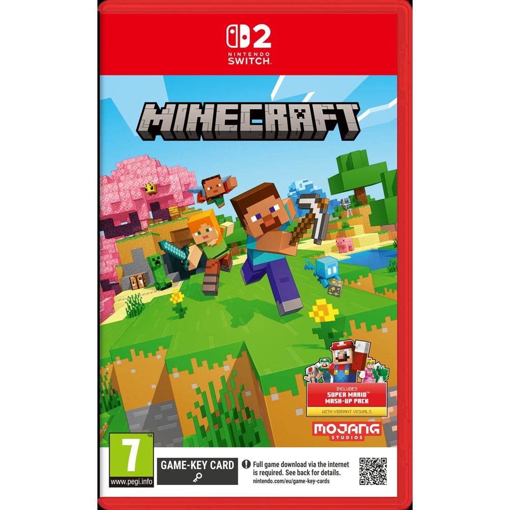 Joc Minecraft Nintendo Switch 2 (Game-Key Card)