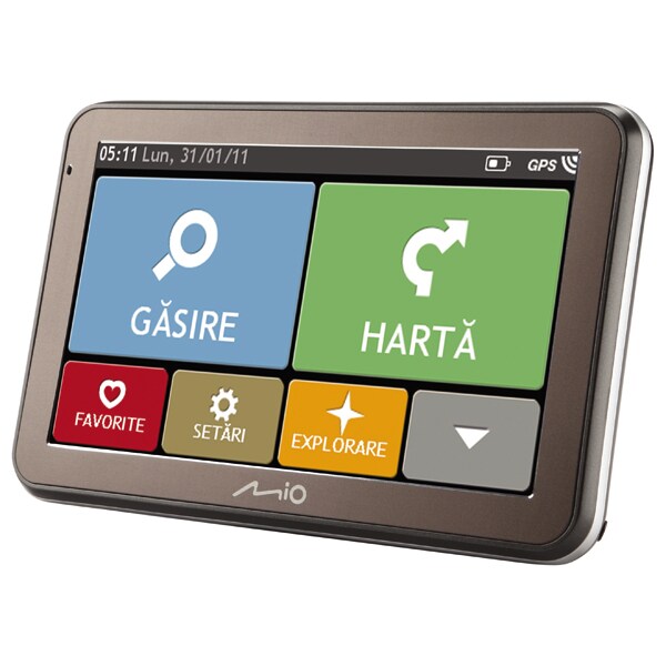 Sistem de navigatie GPS MIO Spirit 8500 LM, 6.2'' Touch, Full Europa, SmartRoutes, LearnMe Pro