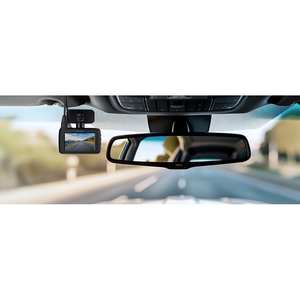 Camera auto DVR MIO MiVue 802W Pro, Quad HD, 2.7", Wi-Fi, G-Senzor + Kit parcare 