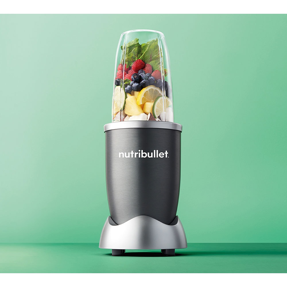 Blender NUTRIBULLET Original NB606DG, 0.7l, 1 treapta viteza, 600W, argintiu-gri Blender NUTRIBULLET Original NB606DG, 0.7l, 1 treapta viteza, 600W, argintiu-gri