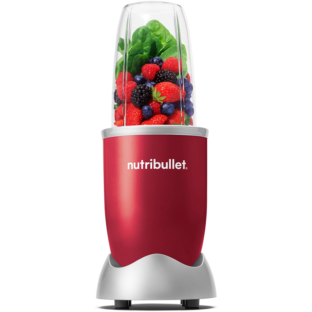 Blender NUTRIBULLET Original NB606R, 0.7l, 1 treapta viteza, 600W, rosu-argintiu Blender NUTRIBULLET Original NB606R, 0.7l, 1 treapta viteza, 600W, rosu-argintiu