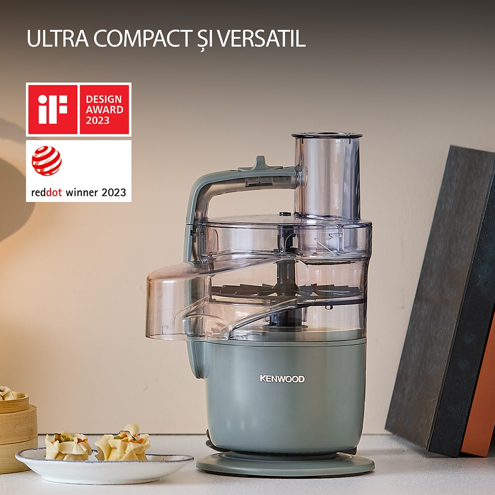 Robot de bucatarie KENWOOD MultiPro Go 0W22010102, vas 1.3l, 650W, 2 trepte viteza, albastru