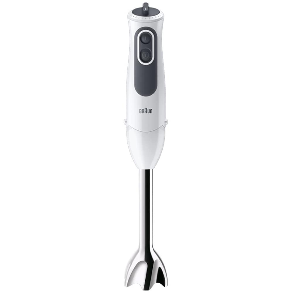 Mixer vertical BRAUN 0X22111426, 0.6l, 750W, 11 trepte viteza, alb-gri inchis
