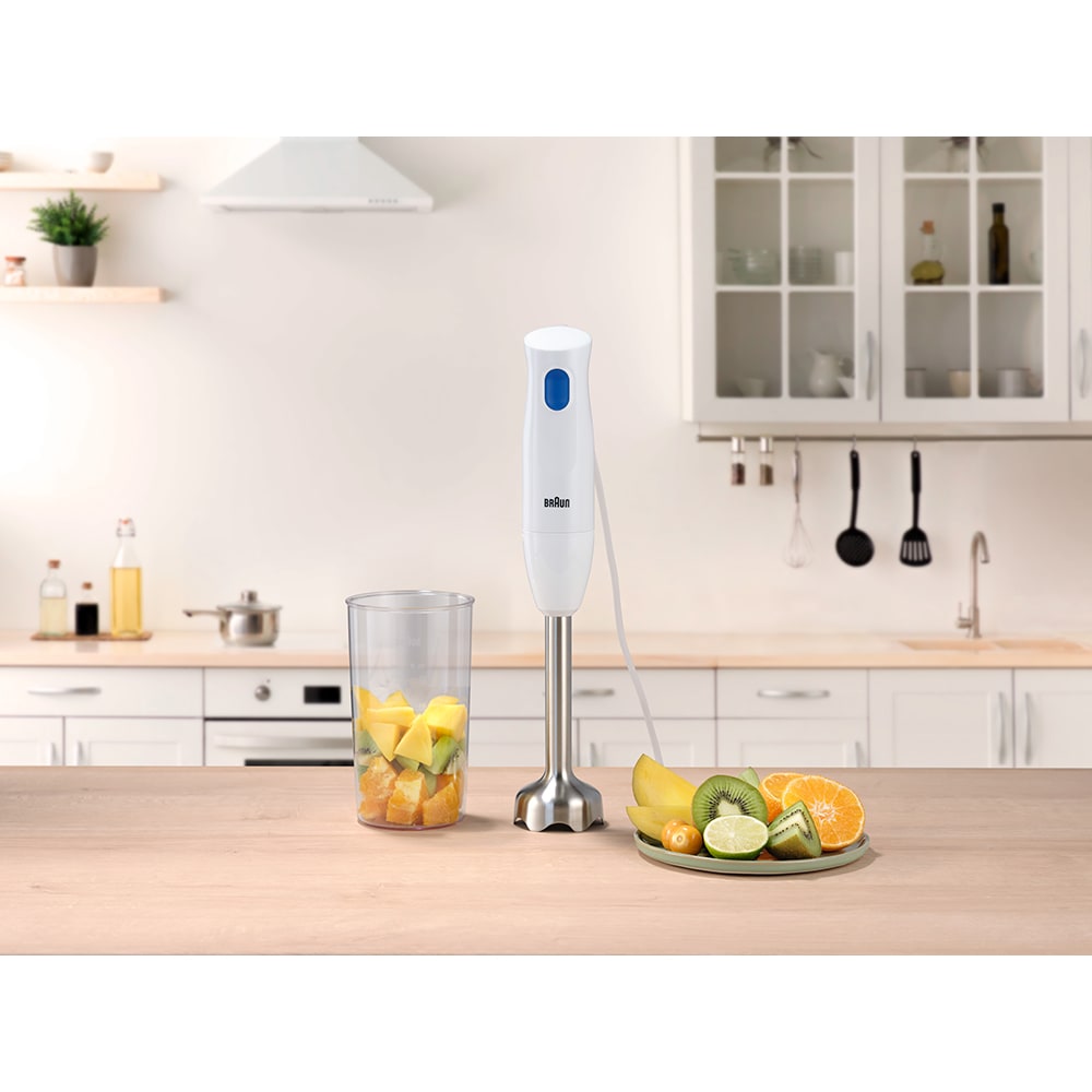 Mixer vertical BRAUN MQ10.001M, 0.6l, 450W, 1 treapta viteza, alb