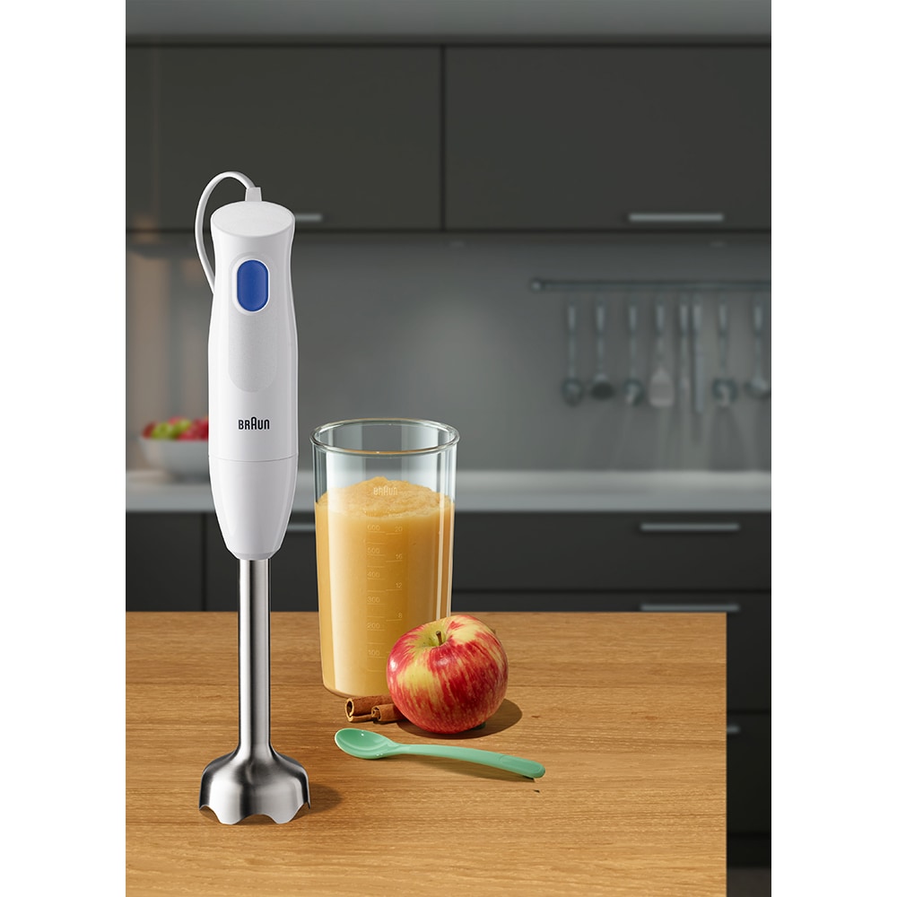 Mixer vertical BRAUN MQ10.001M, 0.6l, 450W, 1 treapta viteza, alb