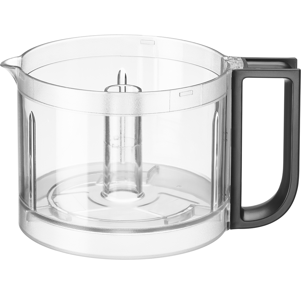 Mini tocator KITCHENAID Classic 5KFC3516ECU, 0.83l, 240W, 2 treapte viteza, argintiu inchis-negru
