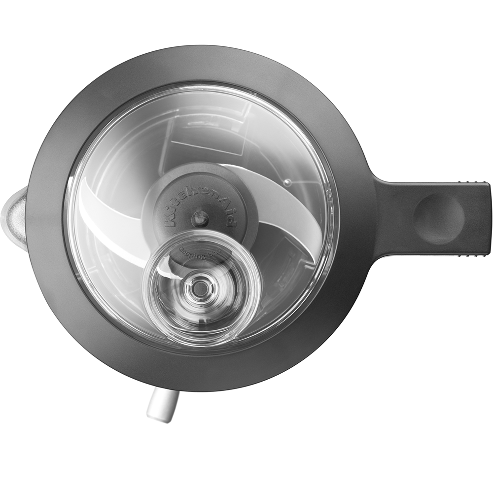 Mini tocator KITCHENAID Classic 5KFC3516ECU, 0.83l, 240W, 2 treapte viteza, argintiu inchis-negru