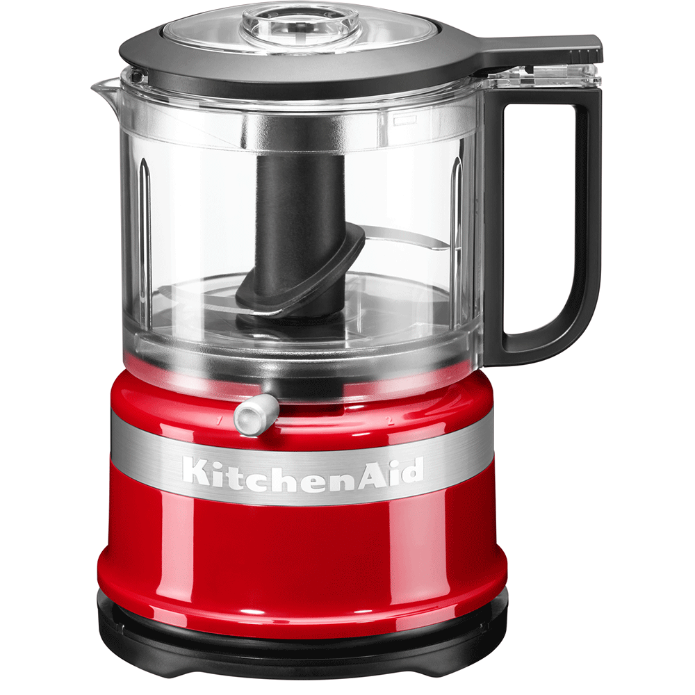 Mini tocator KITCHENAID Classic 5KFC3516EER, 0.83l, 240W, 2 treapte viteza, rosu-negru