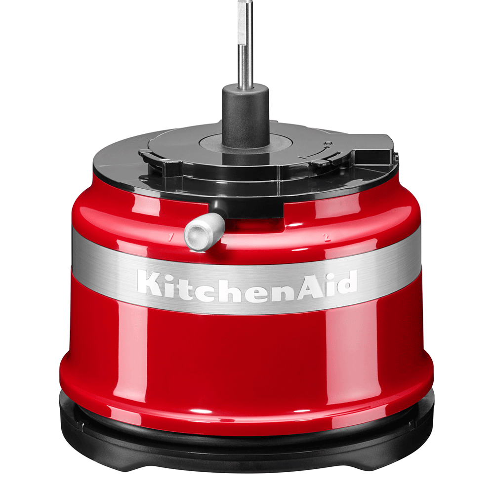 Mini tocator KITCHENAID Classic 5KFC3516EER, 0.83l, 240W, 2 treapte viteza, rosu-negru