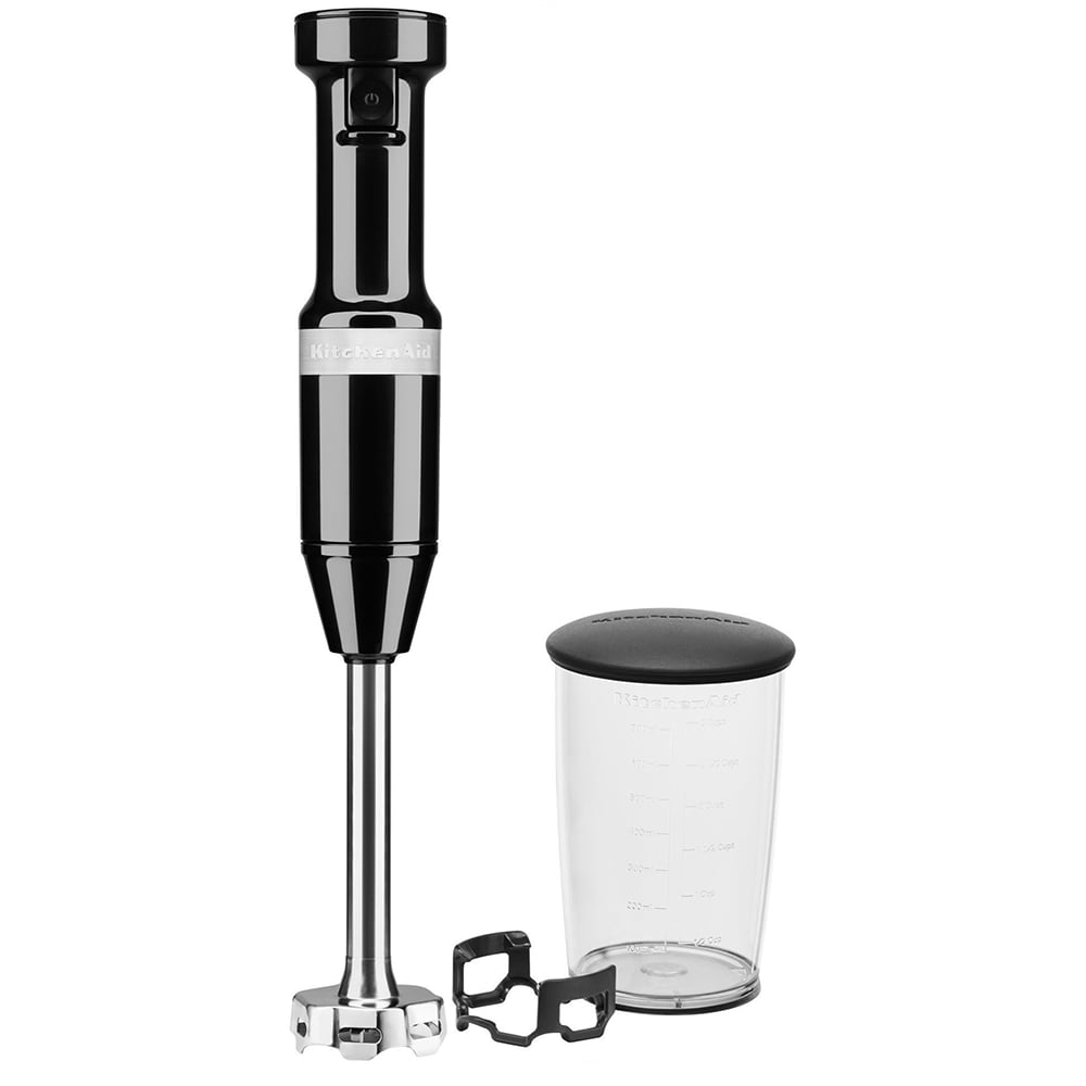 Mixer vertical KITCHENAID Classic 5KHBV53EOB, 0.7l, 180W, viteza variabila, negru