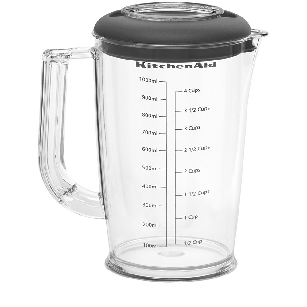 Mixer vertical KITCHENAID 5KHBV83EAC, 1l, 180W, viteza variabila, crem-negru