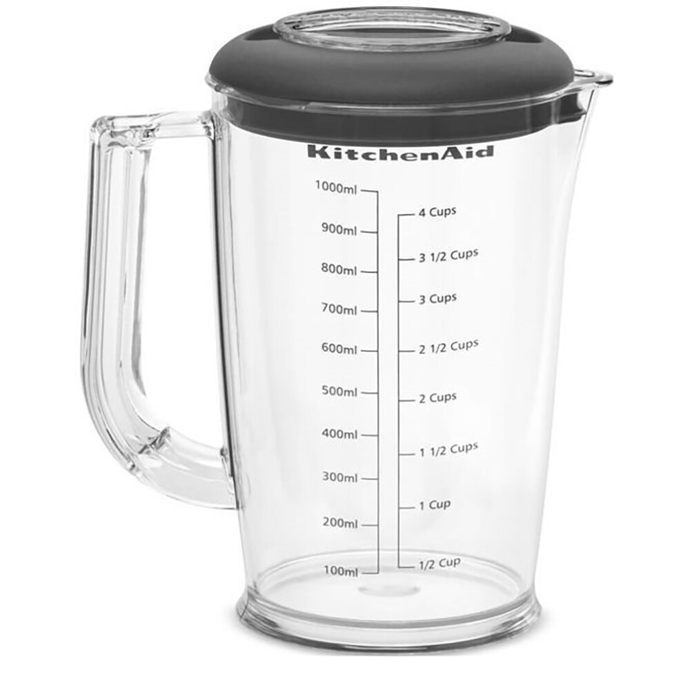 Mixer vertical KITCHENAID 5KHBV83EBM, 1l, 180W, viteza variabila, negru