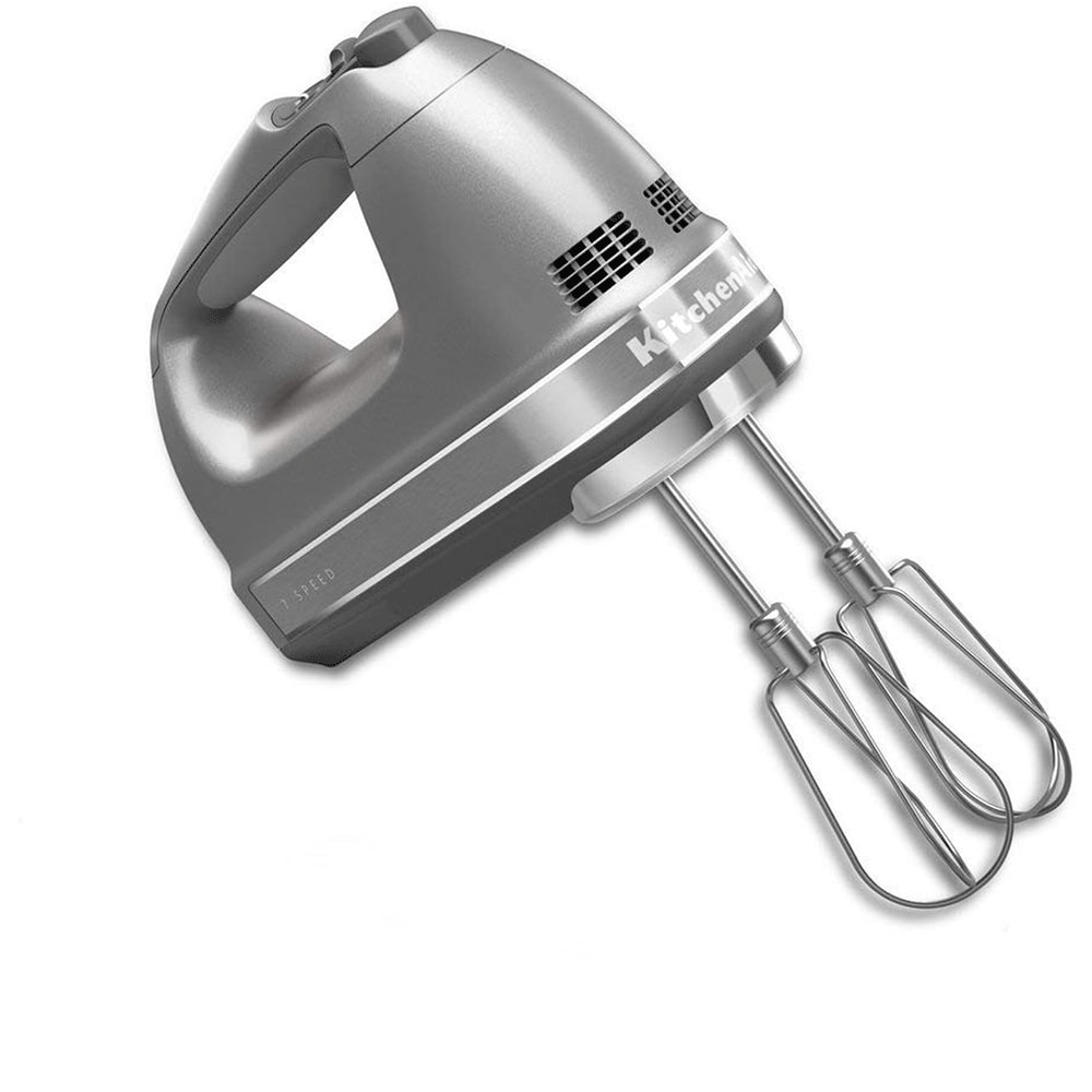 Mixer de mana KITCHENAID 5KHM7210ECU, 85W, 7 trepte viteza, gri-argintiu
