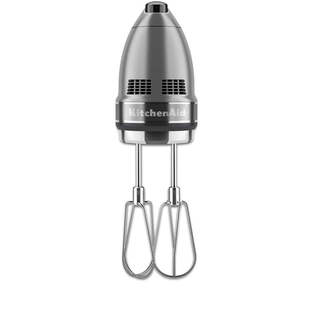 Mixer de mana KITCHENAID 5KHM7210ECU, 85W, 7 trepte viteza, gri-argintiu