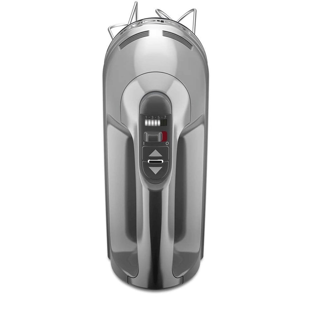 Mixer de mana KITCHENAID 5KHM7210ECU, 85W, 7 trepte viteza, gri-argintiu