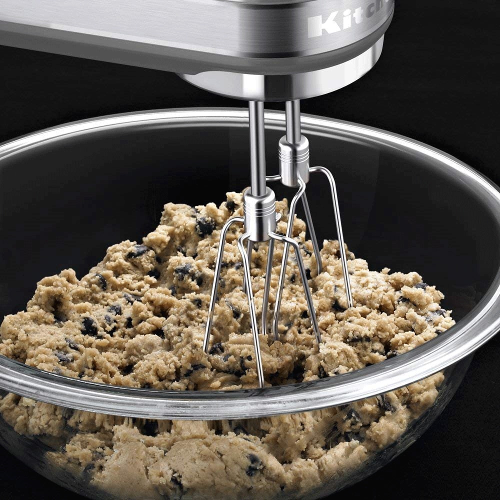 Mixer de mana KITCHENAID 5KHM7210ECU, 85W, 7 trepte viteza, gri-argintiu