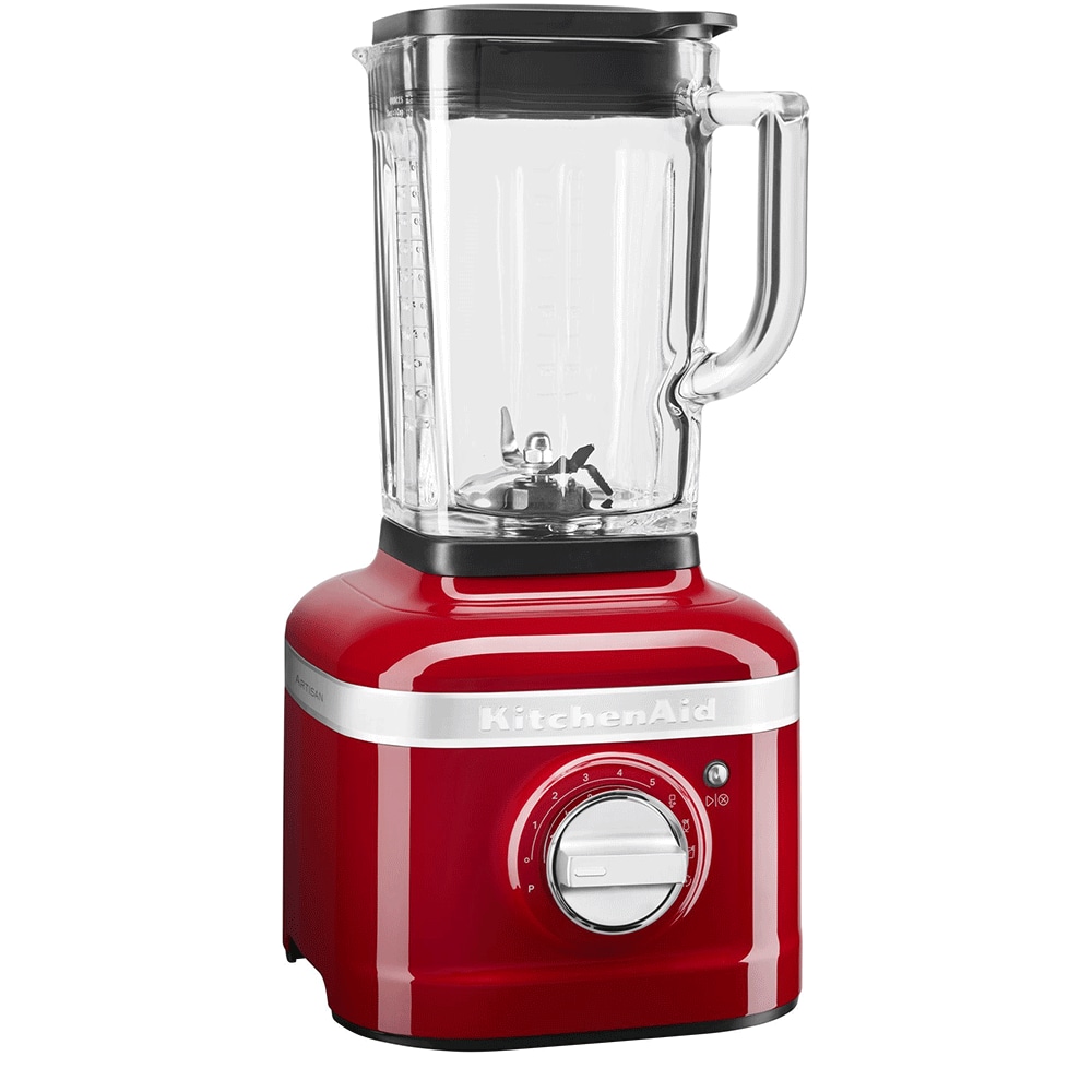 Blender KITCHENAID Artisan K400 5KSB4026ECA, 1.4l, 1200W, 5 trepte de viteza, rosu-negru