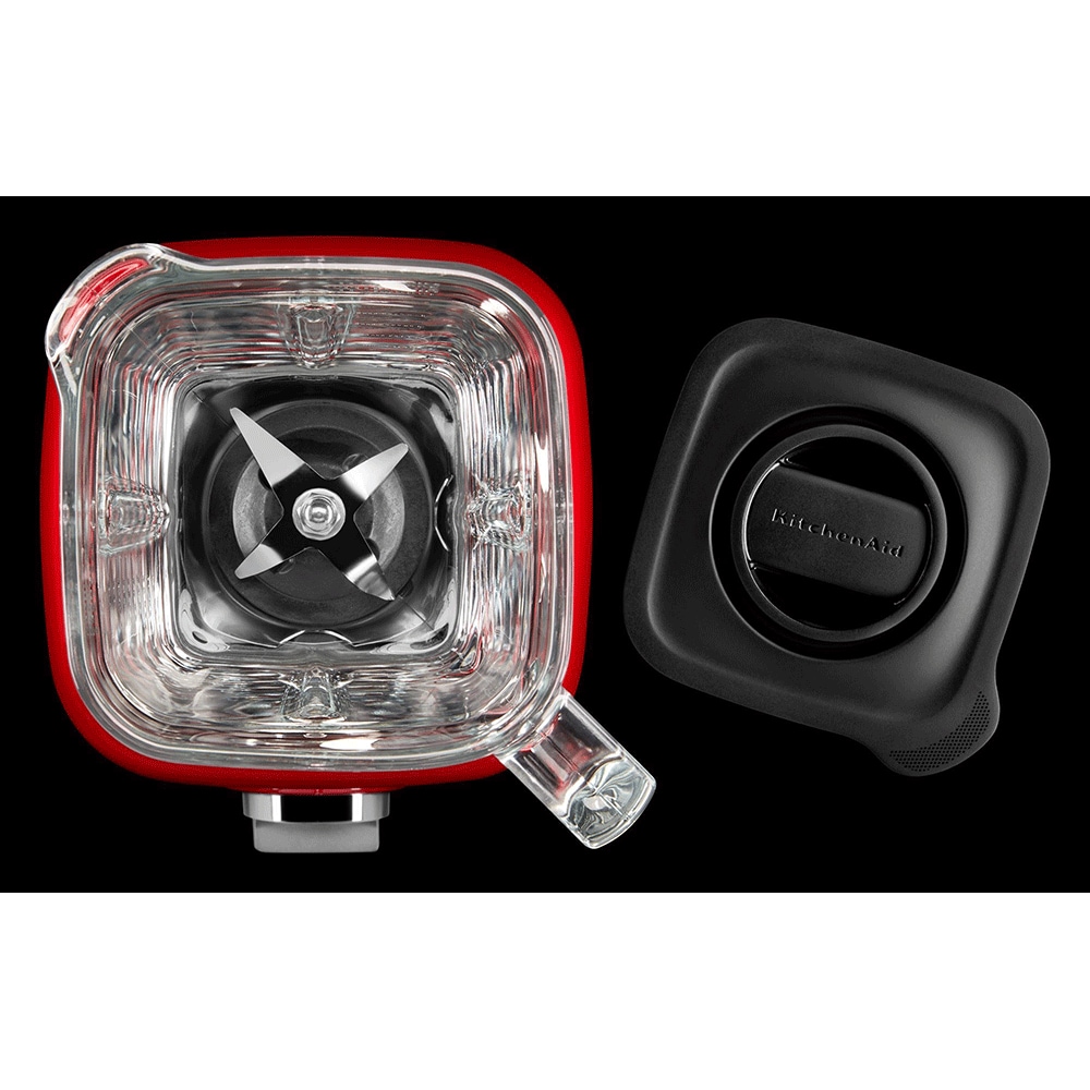 Blender KITCHENAID Artisan K400 5KSB4026ECA, 1.4l, 1200W, 5 trepte de viteza, rosu-negru