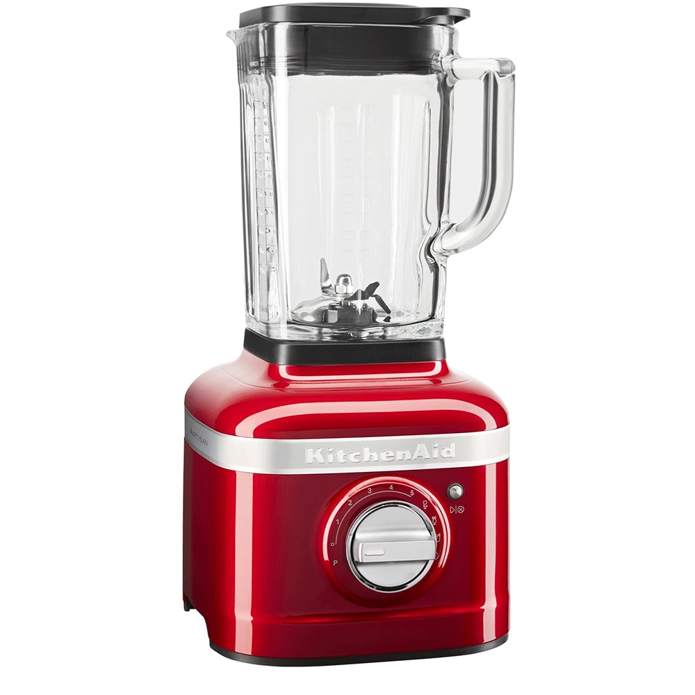 Blender KITCHENAID Artisan K400 5KSB4026EER, 1.4l, 1200W, 5 trepte de viteza, rosu-negru
