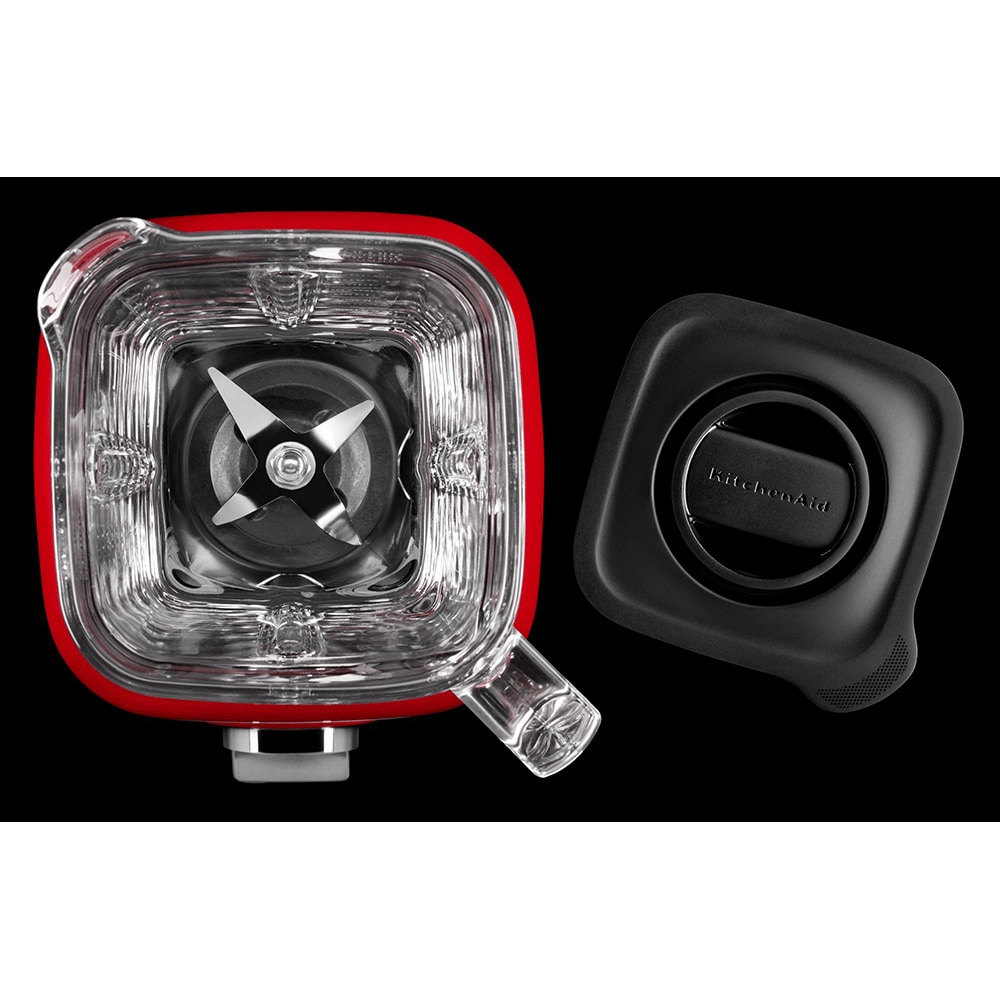 Blender KITCHENAID Artisan K400 5KSB4026EER, 1.4l, 1200W, 5 trepte de viteza, rosu-negru