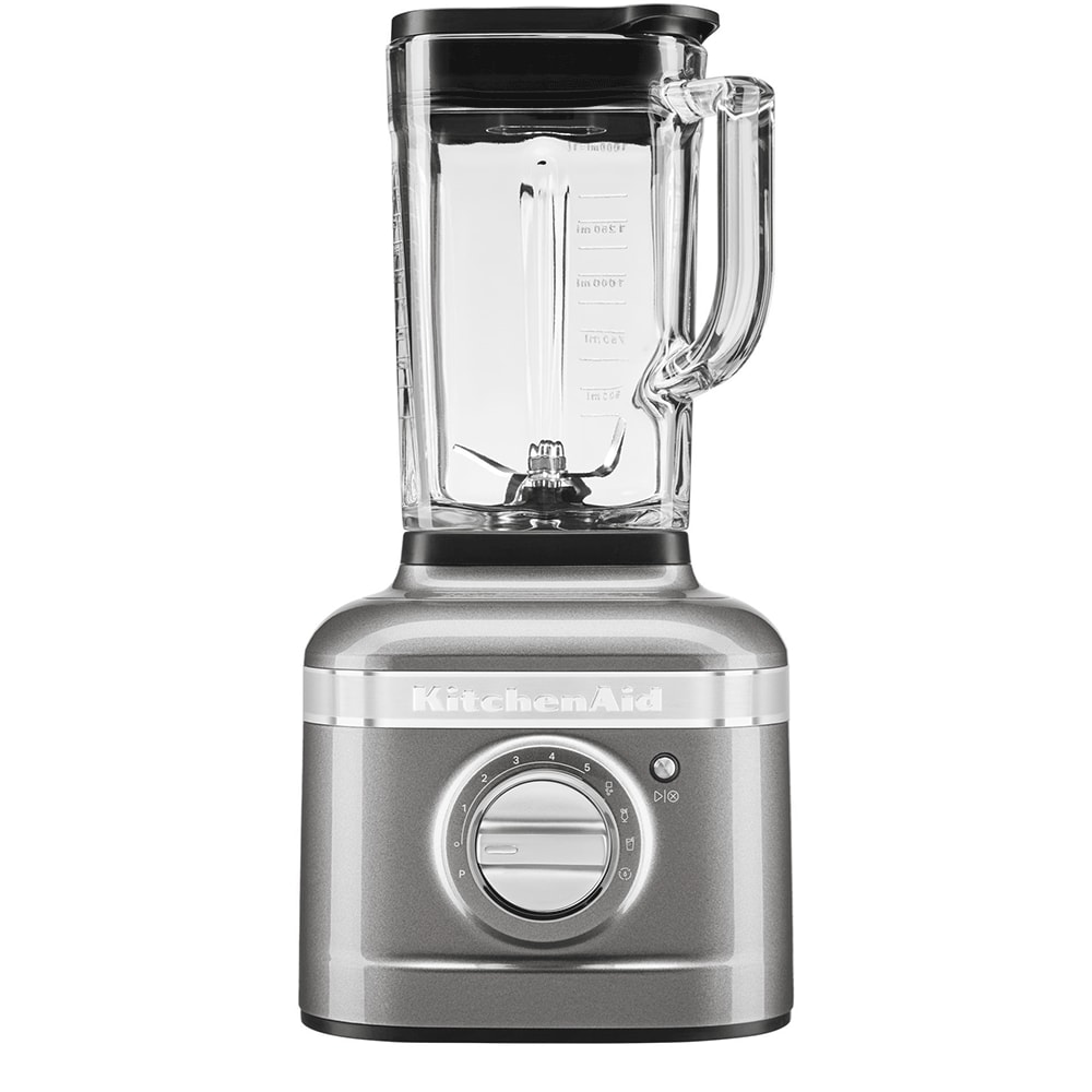 Blender KITCHENAID Artisan K400 5KSB4026EMS, 1.4l, 1200W, 5 trepte de viteza, argintiu-negru