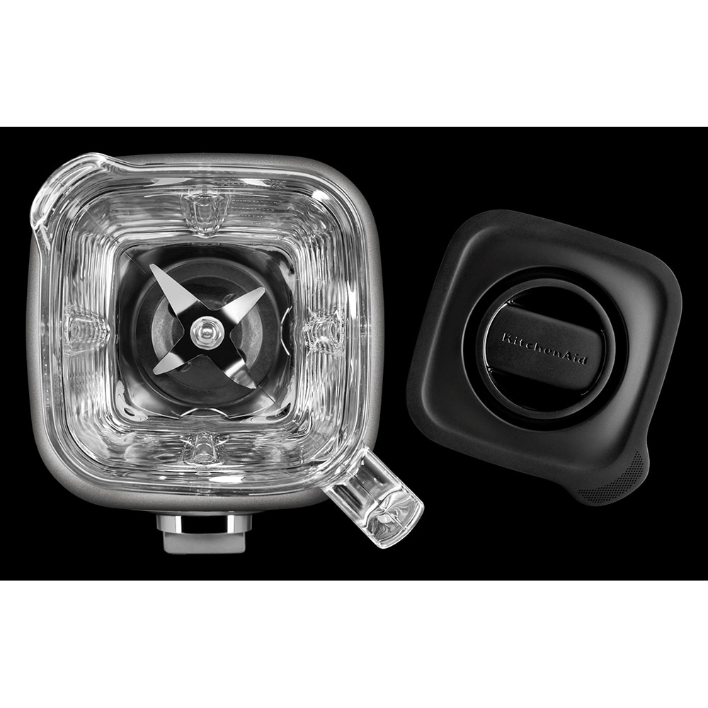 Blender KITCHENAID Artisan K400 5KSB4026EMS, 1.4l, 1200W, 5 trepte de viteza, argintiu-negru