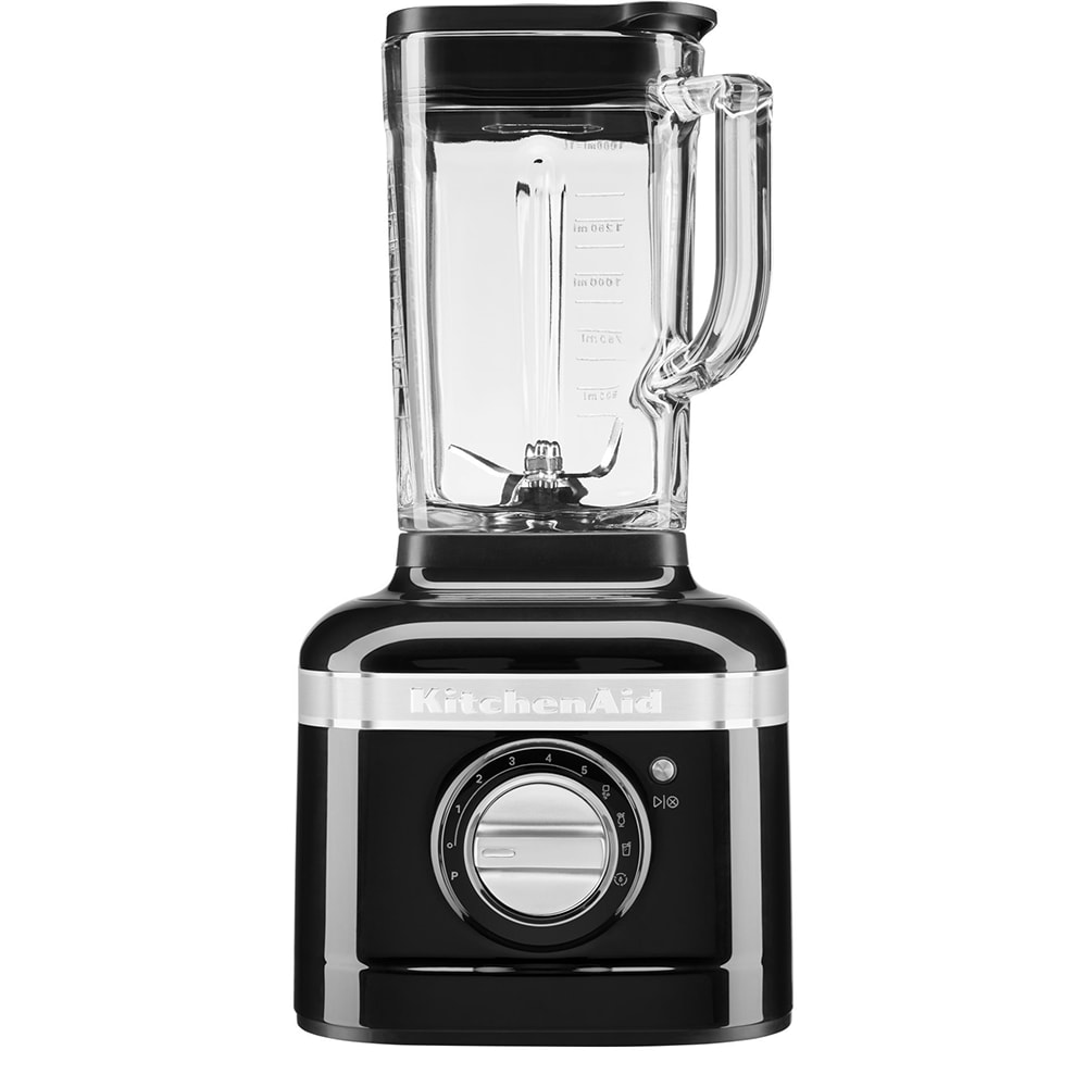 Blender KITCHENAID Artisan K400 5KSB4026EOB, 1.4l, 1200W, 5 trepte de viteza, negru lucios-argintiu