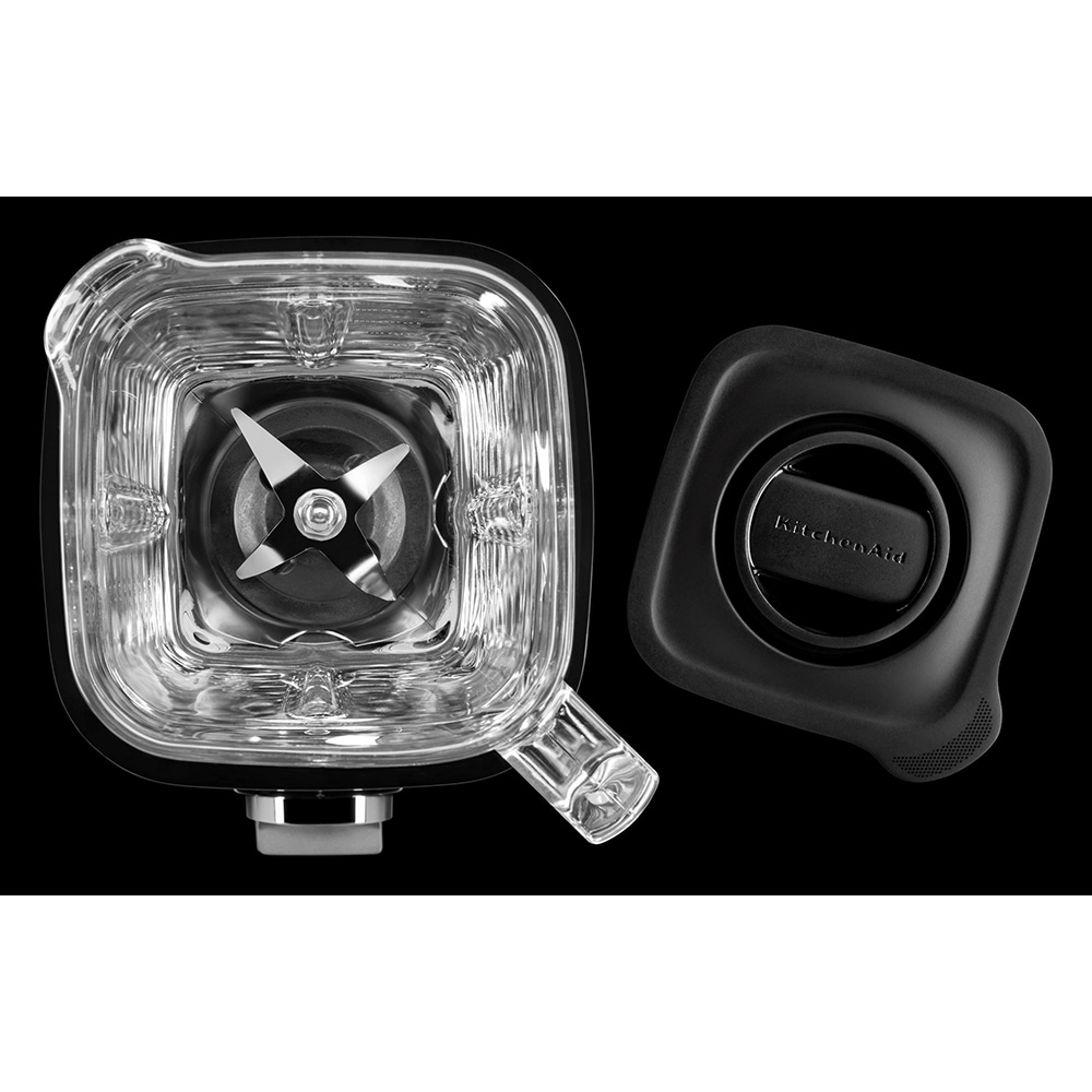 Blender KITCHENAID Artisan K400 5KSB4026EOB, 1.4l, 1200W, 5 trepte de viteza, negru lucios-argintiu