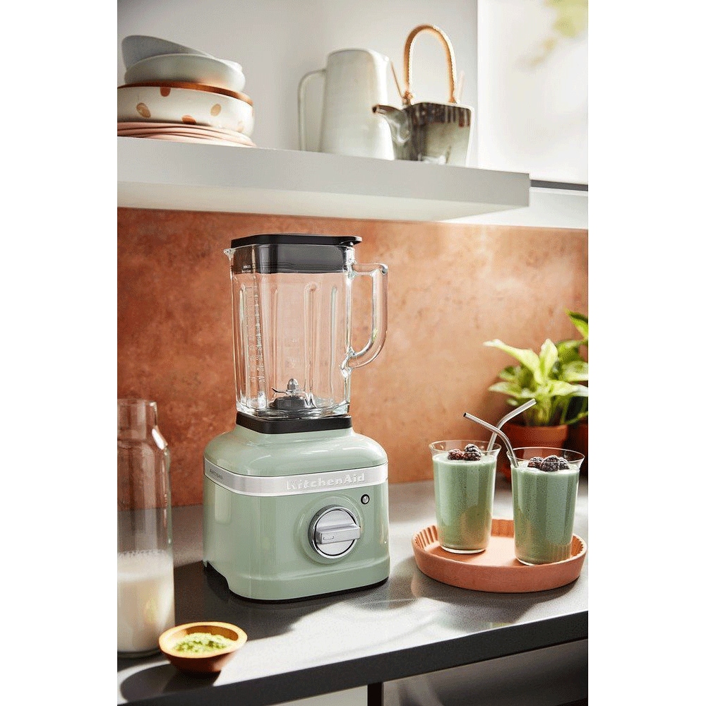Blender KITCHENAID K400 Artisan 5KSB4026EPT, 1.4l, 1200W, 5 trepte de viteza, verde deschis-negru