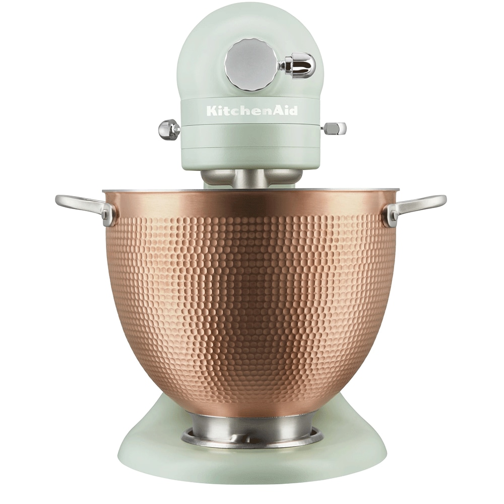 Mixer cu bol KITCHENAID Artisan model 180 Design Edition 5KSM180LEELB, 4.7l, 300W, 10 trepte viteza, verde deschis-auriu