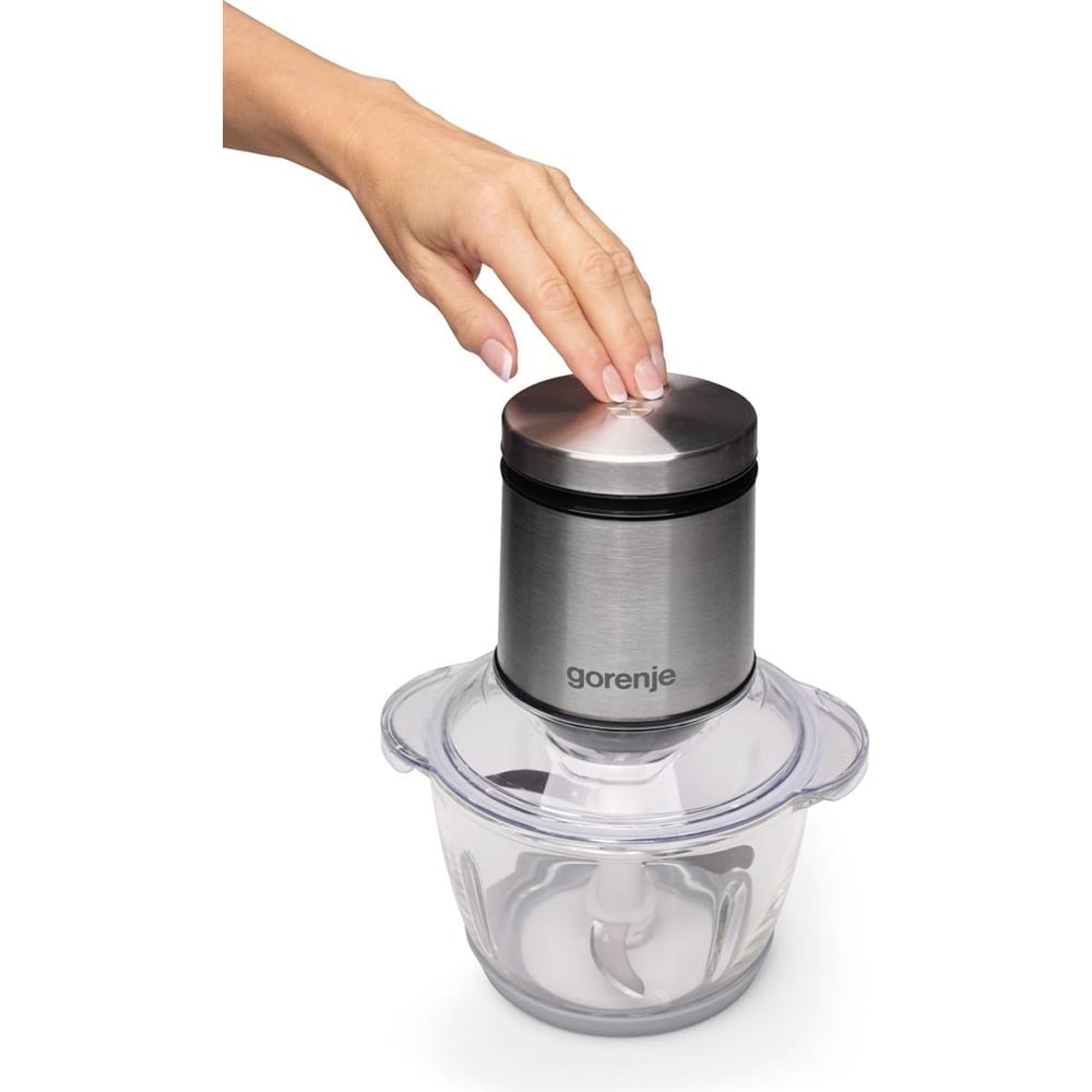 Mini tocator GORENJE S450XE, 1.2l, 450W, 1 treapta viteza, argintiu-negru