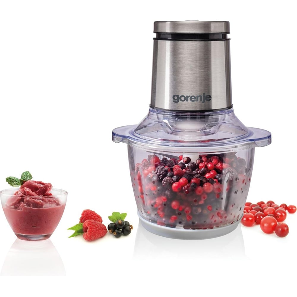 Mini tocator GORENJE S450XE, 1.2l, 450W, 1 treapta viteza, argintiu-negru