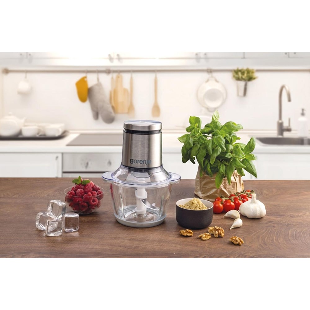 Mini tocator GORENJE S450XE, 1.2l, 450W, 1 treapta viteza, argintiu-negru