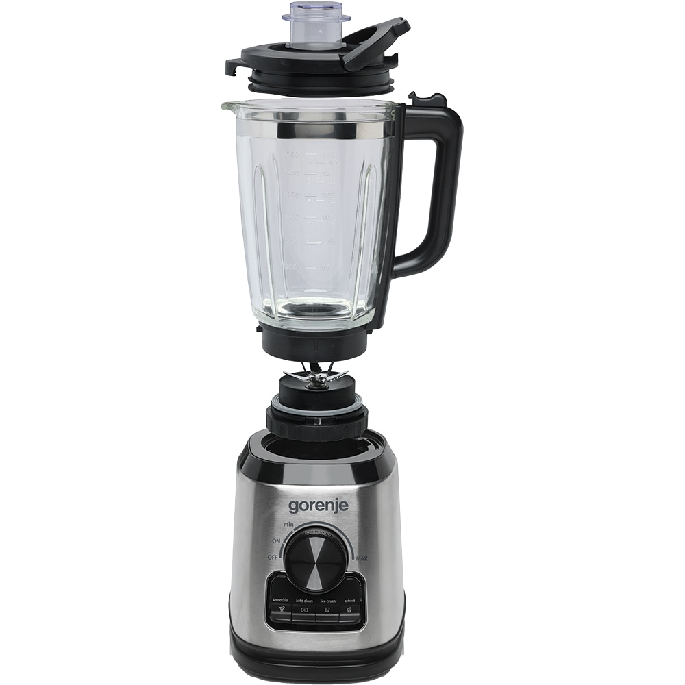 Blender GORENJE B1400BE, 1.75l, 1400W, 4 trepte viteza, argintiu-negru