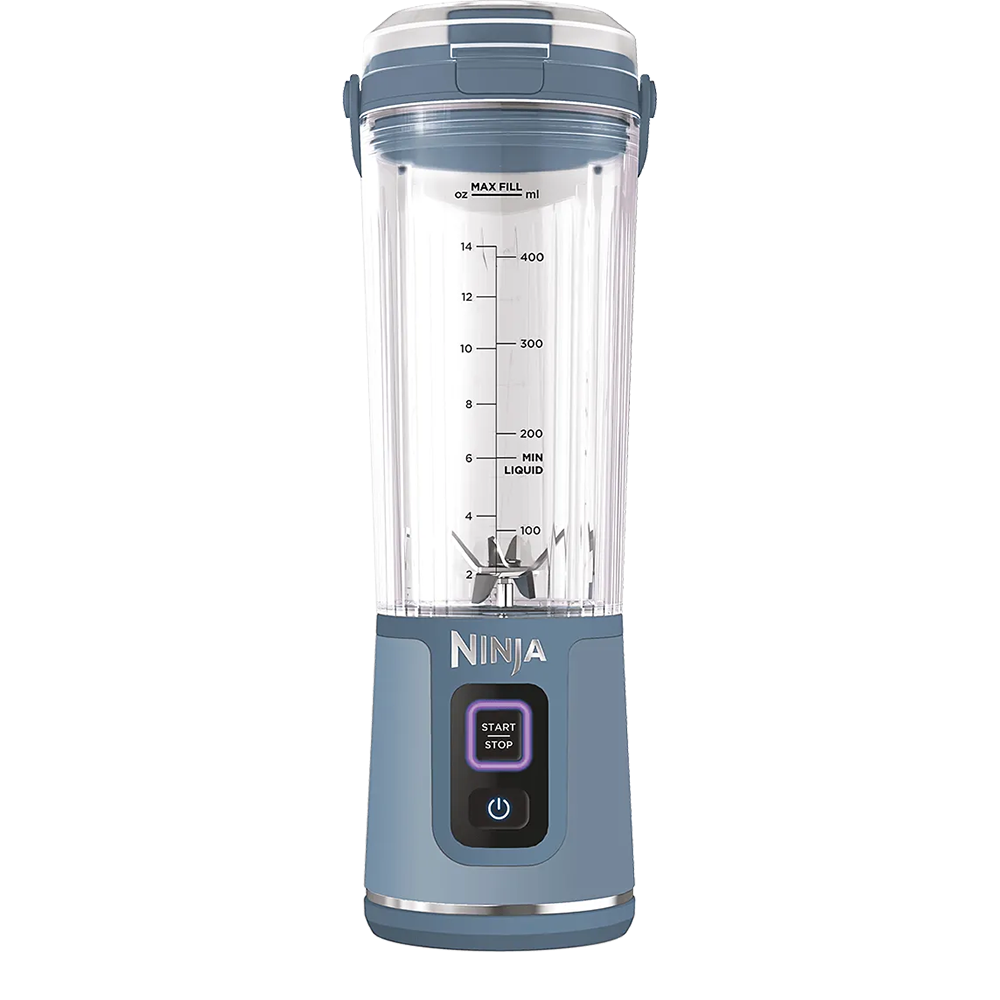 Blender portabil NINJA Blast BC151EUNV, 0.53l, 1 treapta viteza, albastru-gri