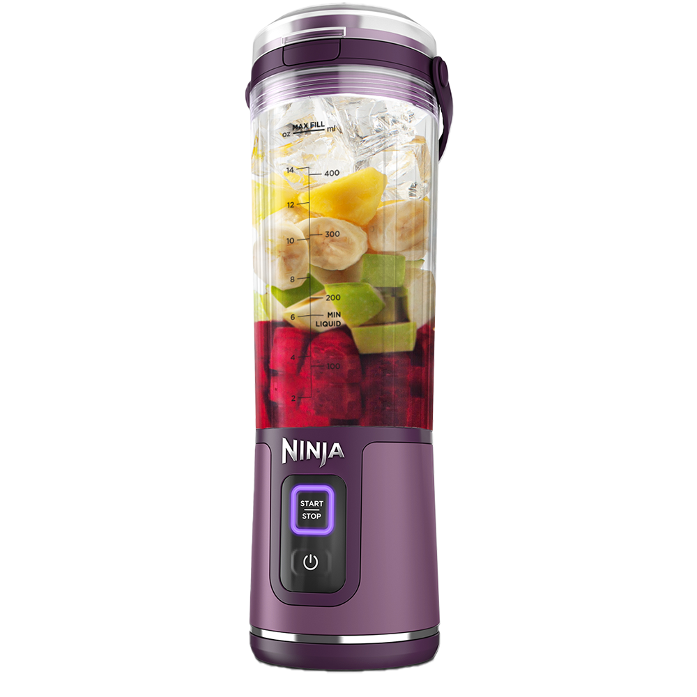 Blender portabil NINJA Blast BC151EUPR, 0.53l, 1 treapta viteza, mov