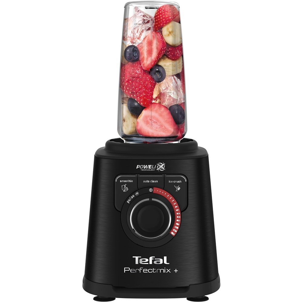 Blender TEFAL PerfectMix+ BL81G831, 2l, 1200W, viteza variabila, tehnologie Powelix, negru 