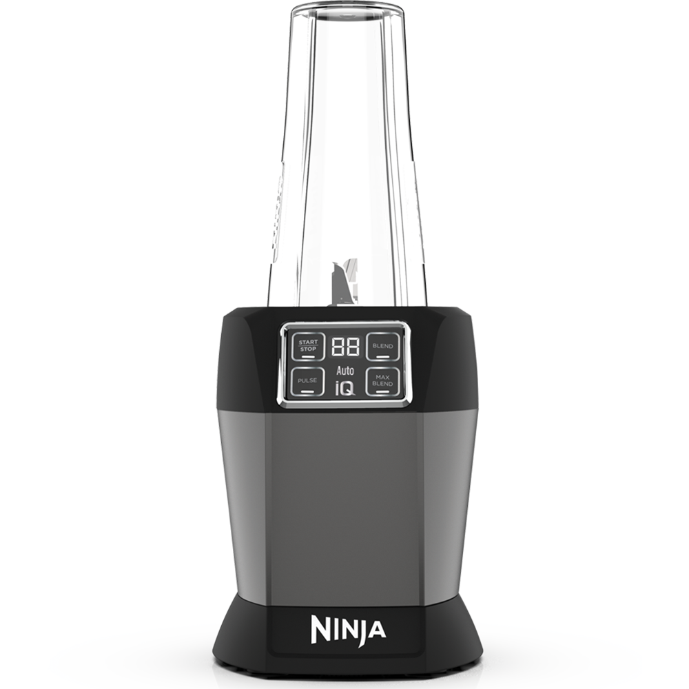 Blender NINJA Auto IQ BN495EU1, 0.7l, 1000W, 1 trepte viteza, argintiu inchis-negru