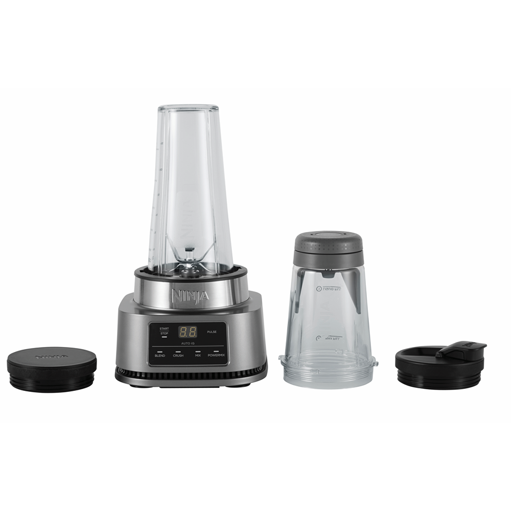 Blender NINJA Foodi Power Nutri CB100EU1, 0.7l, 1100W, 1 treapta viteza, gri-argintiu