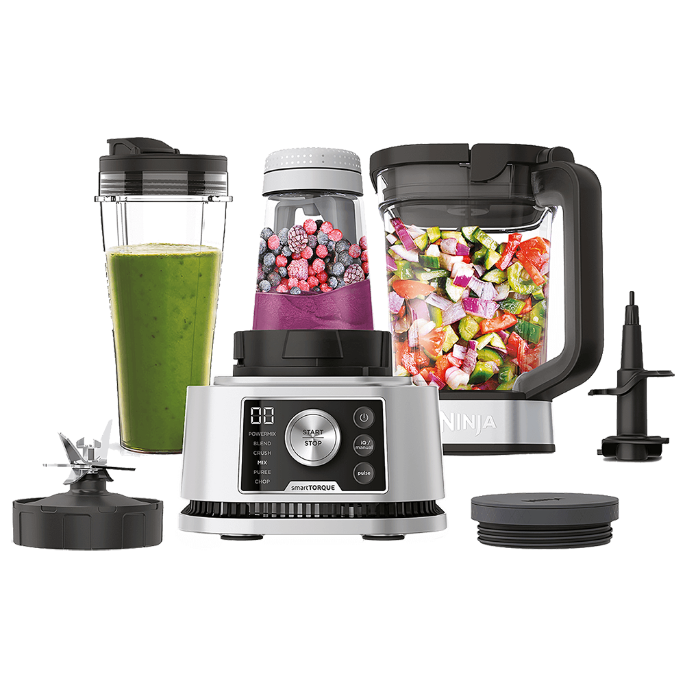 Blender NINJA Foodi Power Nutri 3in1 CB350EU1, 2.1l, 1200W, viteza variabila, argintiu-negru