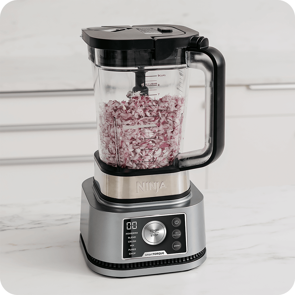 Blender NINJA Foodi Power Nutri 3in1 CB350EU1, 2.1l, 1200W, viteza variabila, argintiu-negru