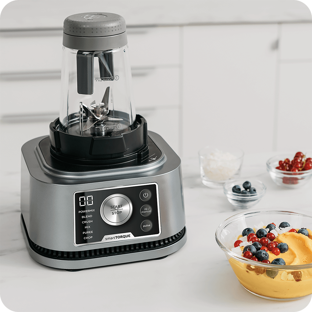 Blender NINJA Foodi Power Nutri 3in1 CB350EU1, 2.1l, 1200W, viteza variabila, argintiu-negru