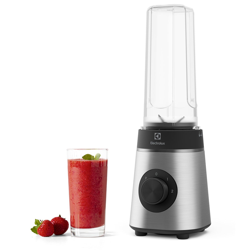 Blender ELECTROLUX Sport Compact E4CB1-6ST, 0.6l, 350W, 2 trepte viteza, argintiu-negru