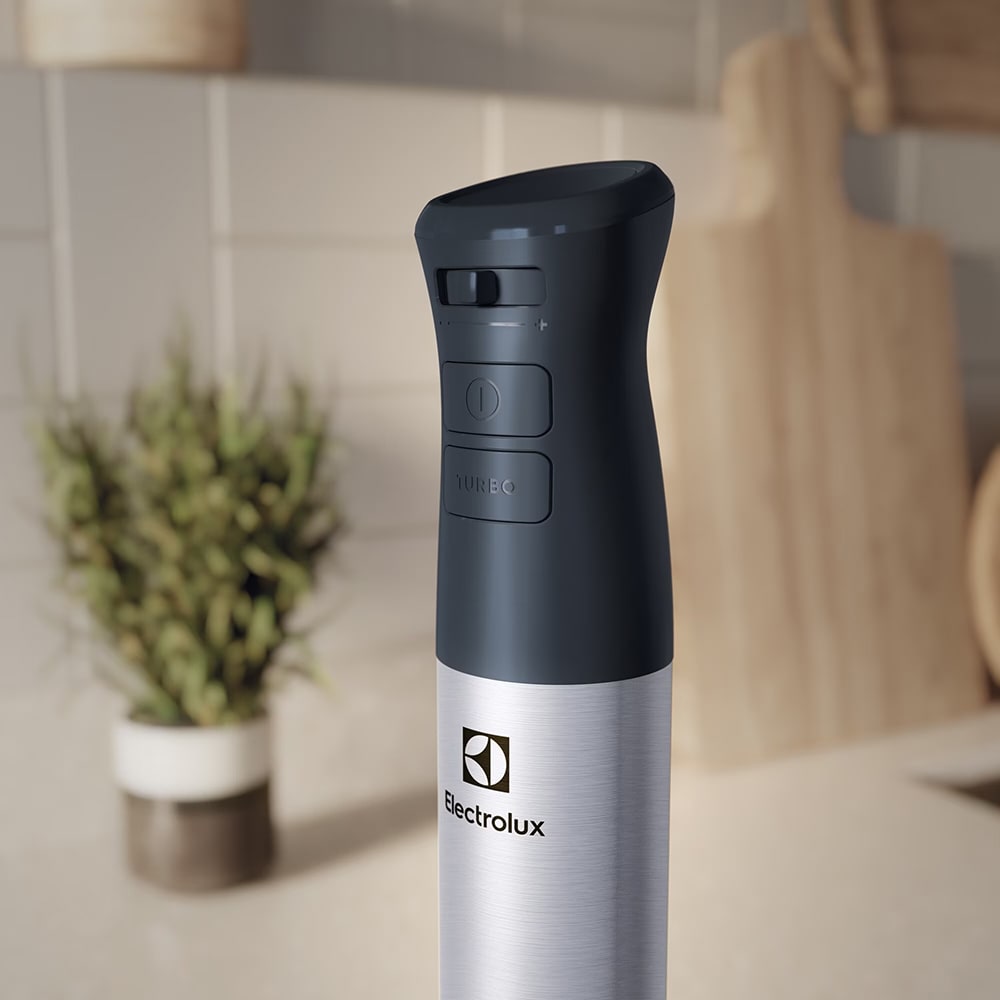 Mixer vertical ELECTROLUX E5HB1-6SS, 1000W, viteza variabila, negru-inox