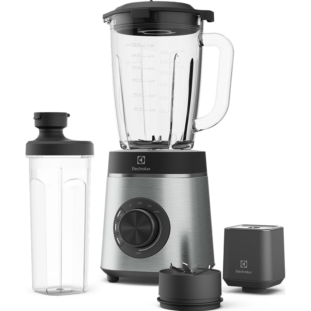 Blender ELECTROLUX Explore 6 E6VB1-8ST, 1.75l, 1400W, 5 treapte viteza, argintiu-gri inchis