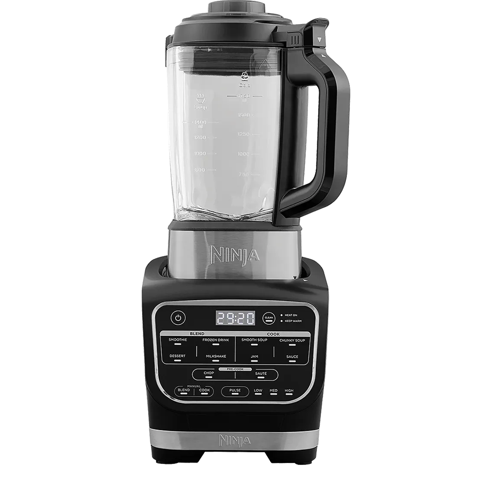 Blender NINJA Soup Maker HB150EU1, 1.7l, 1000W, 3 trepte viteza, negru-argintiu